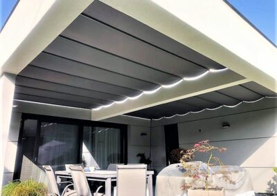 Roleta rzymska usztywnienie zewnętrzne