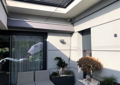 Roleta rzymska usztywnienie zewnętrzne