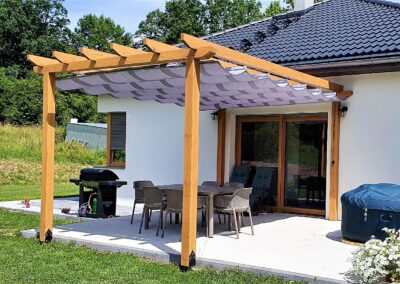 Rozsuwane zadaszenie tarasu