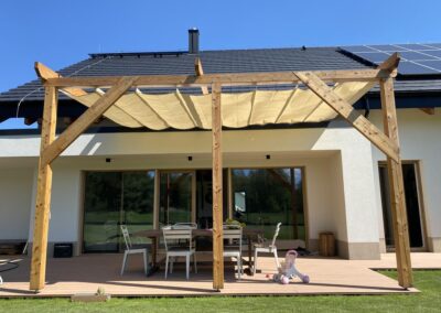 Dach do pergoli