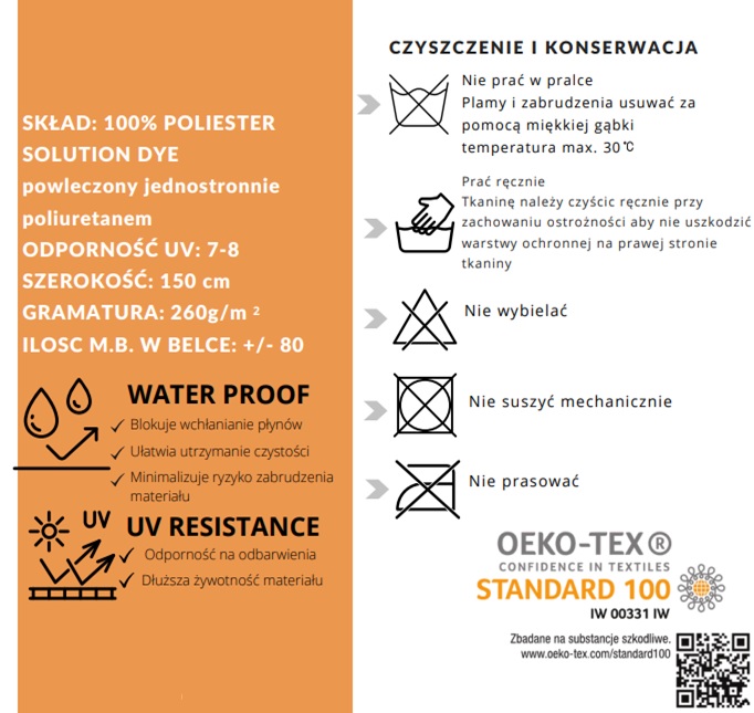 Specyfikacja poliester